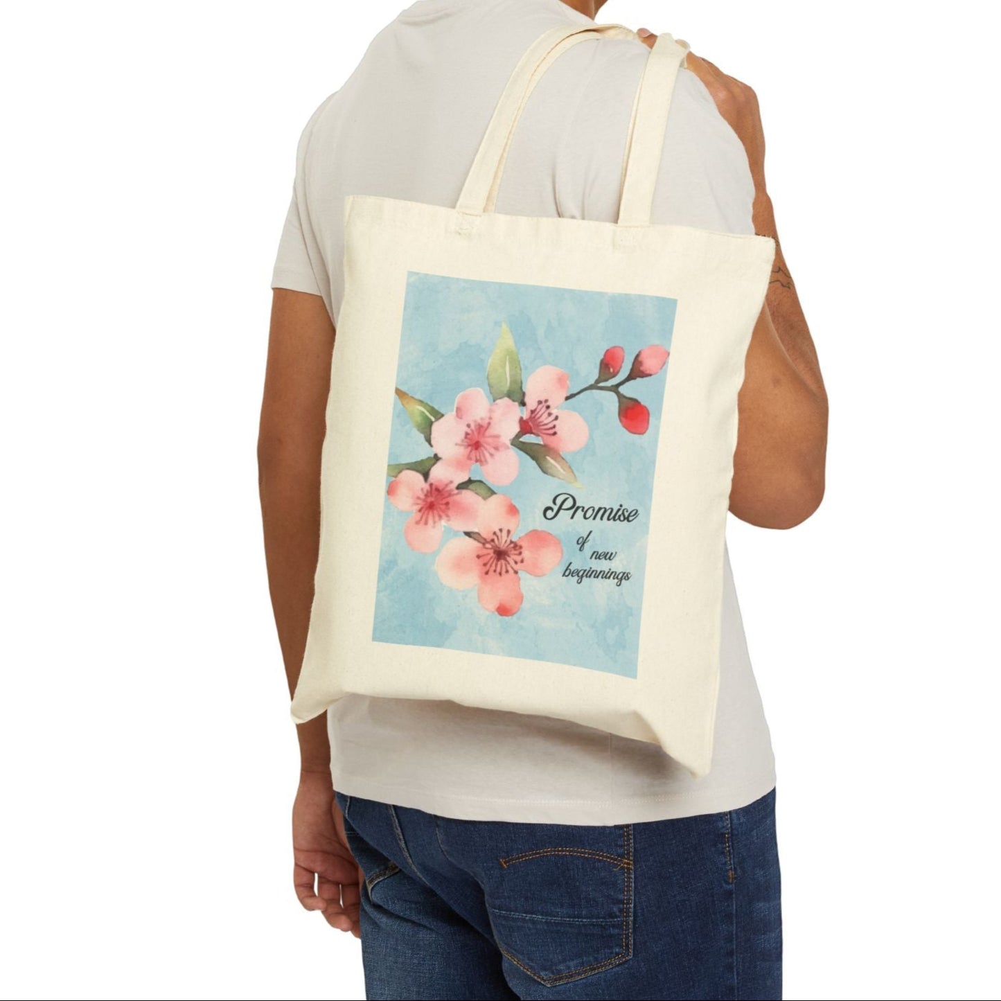 Promise Of New Beginnings Cotton Tote Bag
