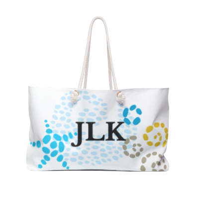 Weekender Bag Oversized Tote Personalized Initials