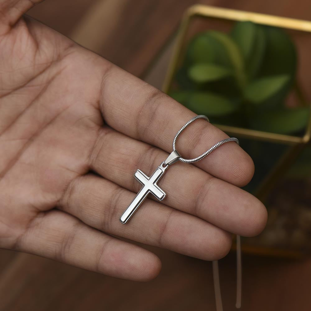 Personalized To My Cross Necklace