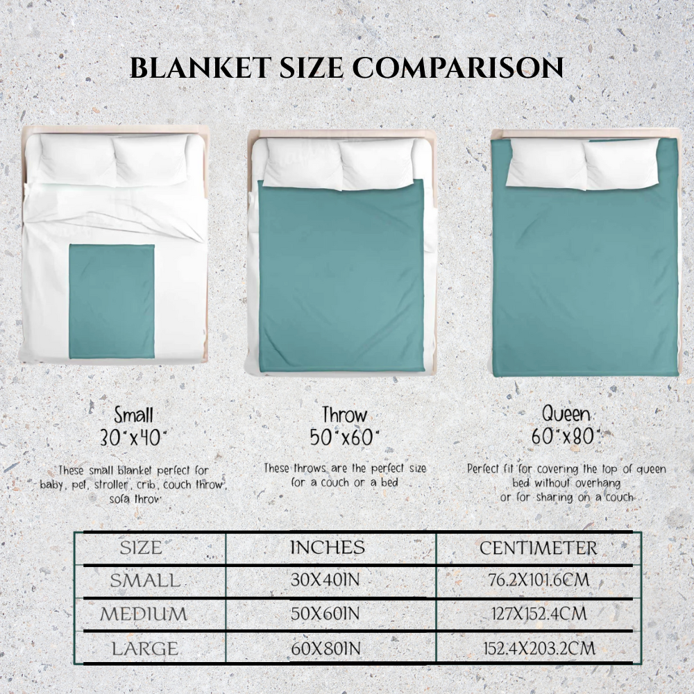 Blanket size comparison