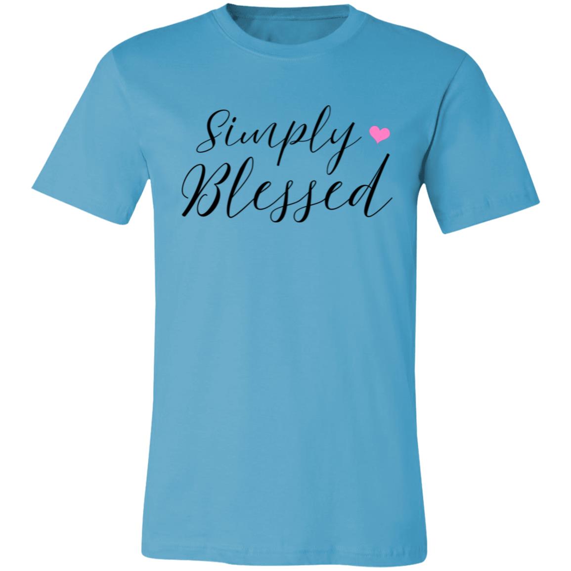 Simply Blessed Bella Canvas short sleeve TShirt