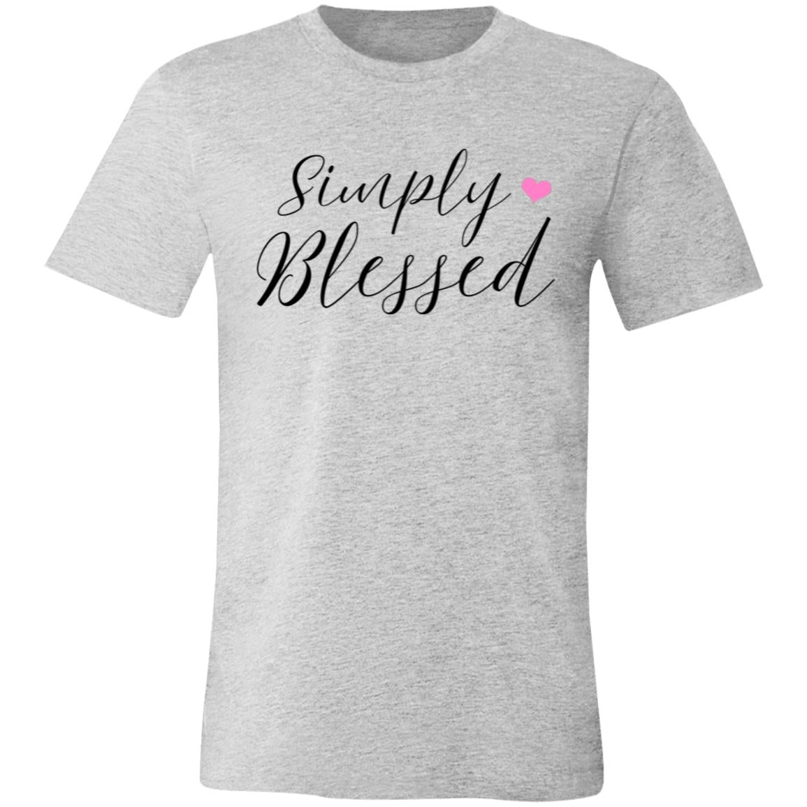 Simply Blessed Bella Canvas short sleeve TShirt