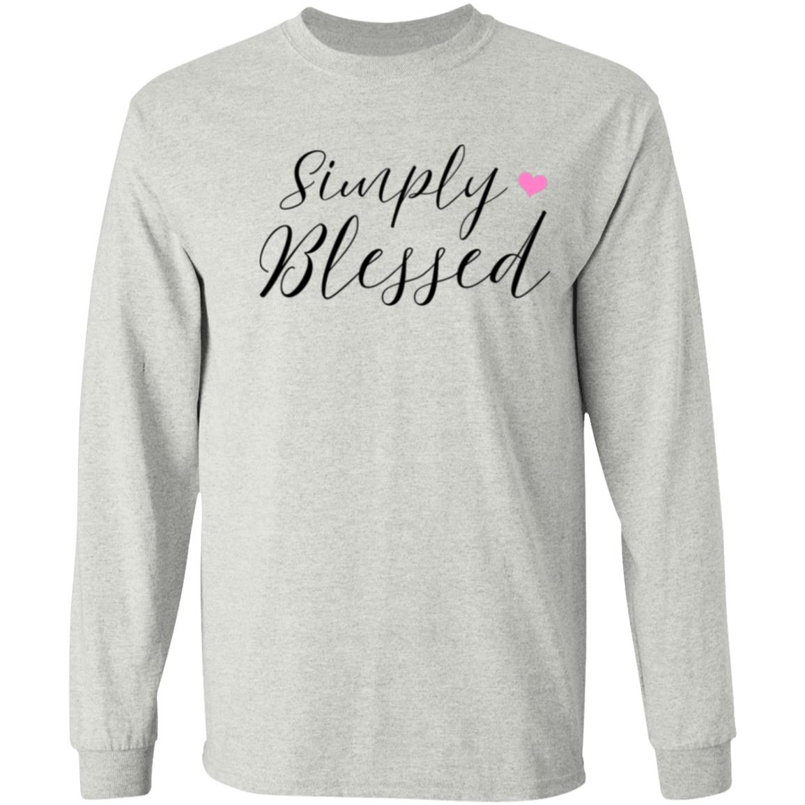 Simply Blessed Long Sleeve T-Shirt B