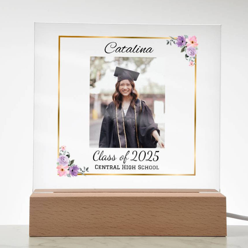 Graduation LED plaque