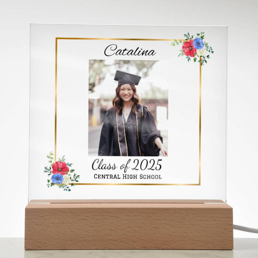 Graduation LED plaque
