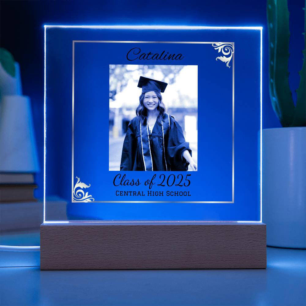Graduation LED plaque