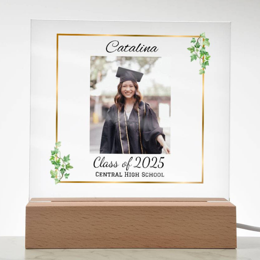 Graduation LED plaque