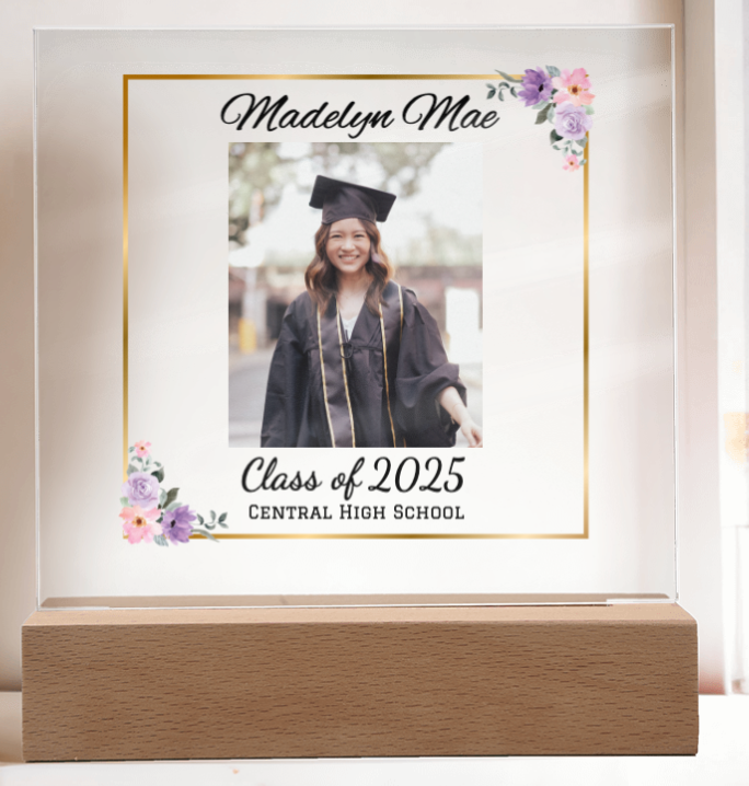 Graduation LED plaque