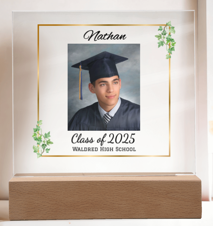 Graduation LED plaque