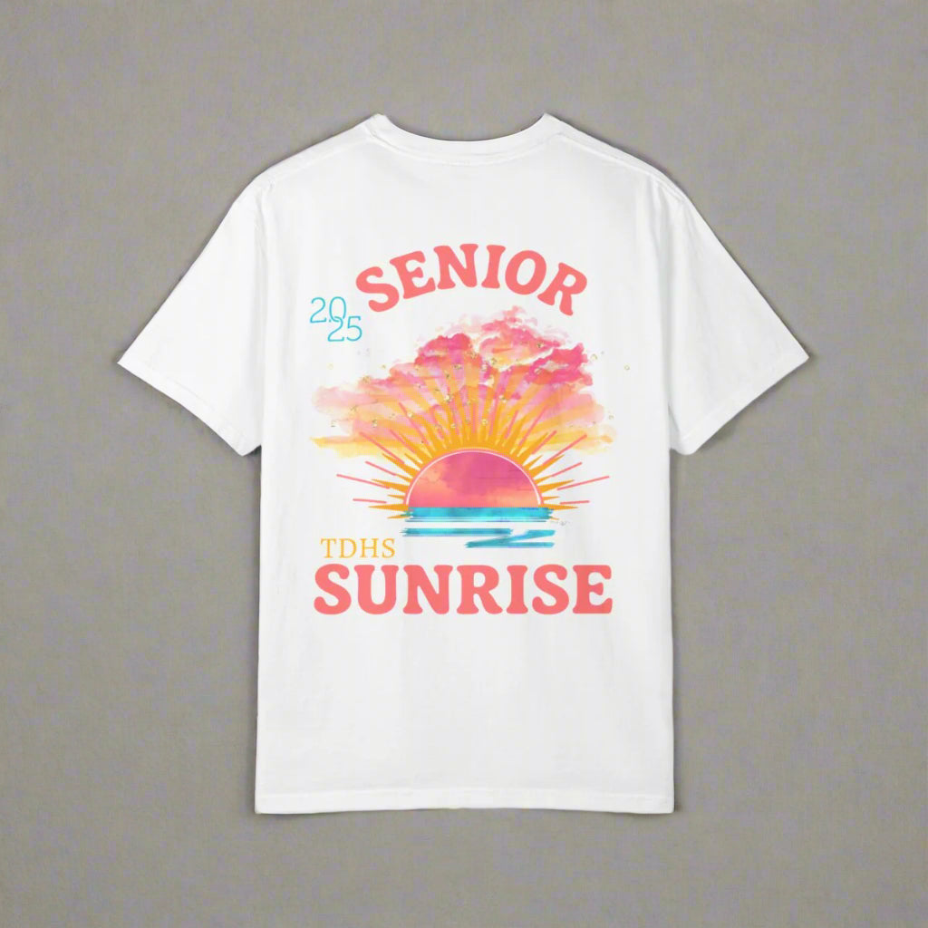 Senior Sunrise School Name T Shirt