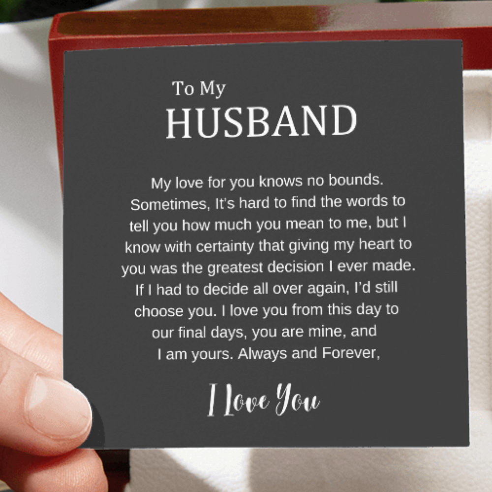 To My Husband | Love You Forever Bracelet