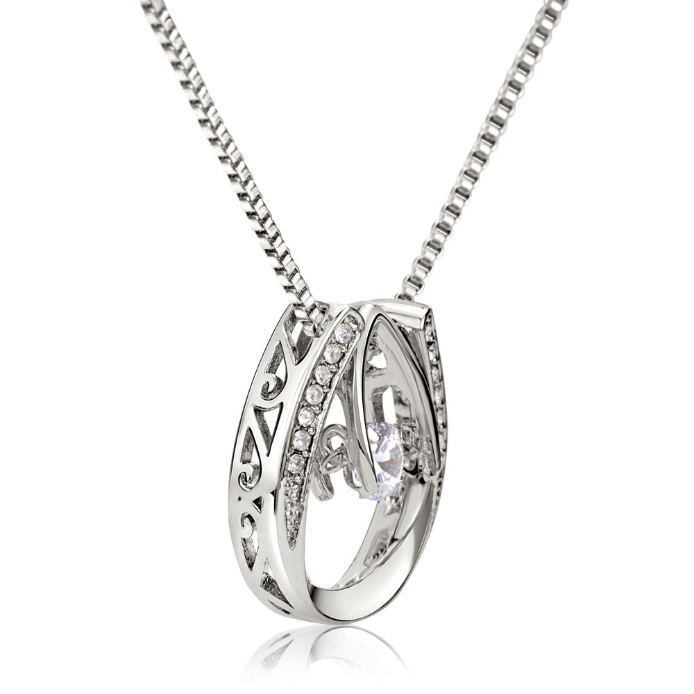 To My Girlfriend Tiny Heart | Lucky In Love Necklace