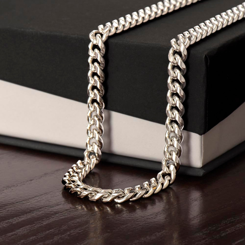 Cuban Link Chain Necklace My Man Love