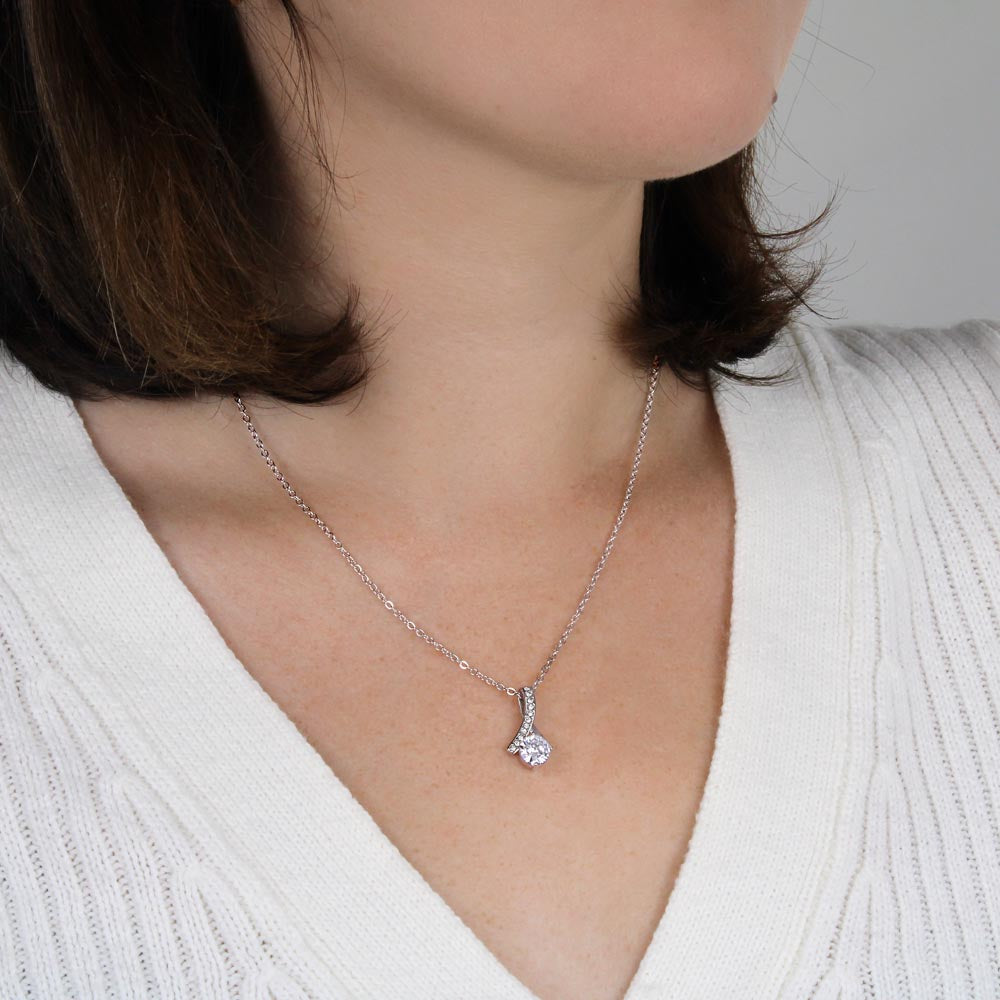 To Our Amazing Daughter Pink | Alluring Beauty Necklace