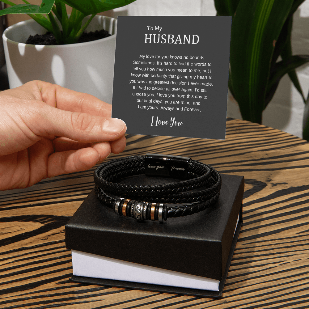 To My Husband | Love You Forever Bracelet