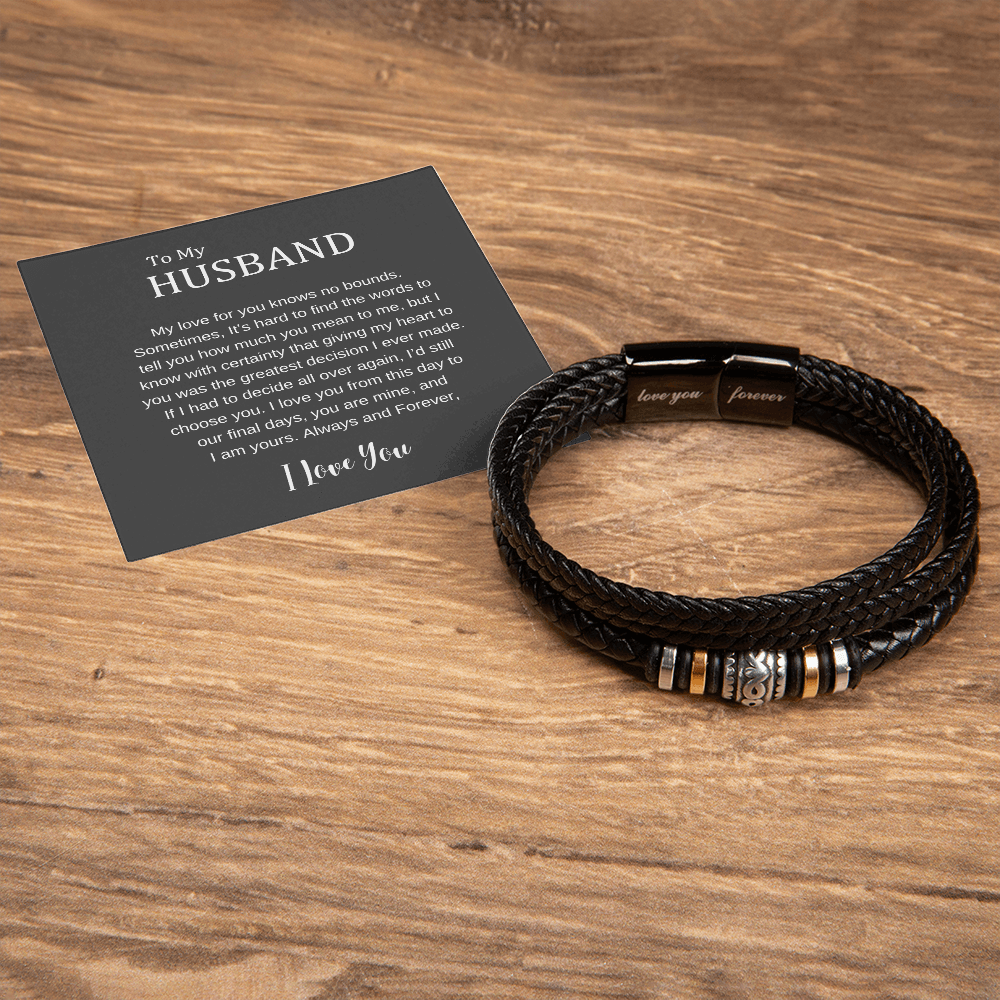 To My Husband | Love You Forever Bracelet