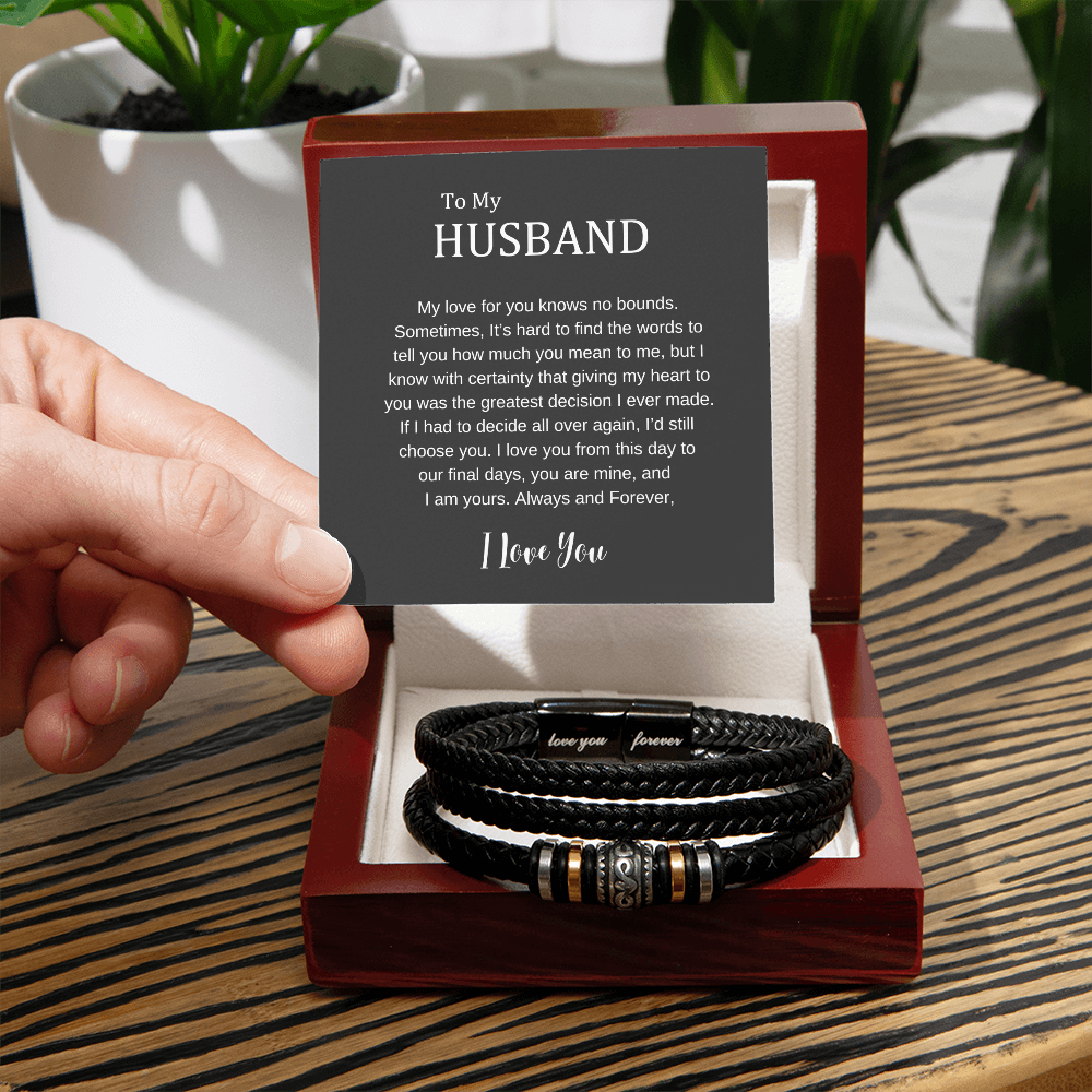 To My Husband | Love You Forever Bracelet