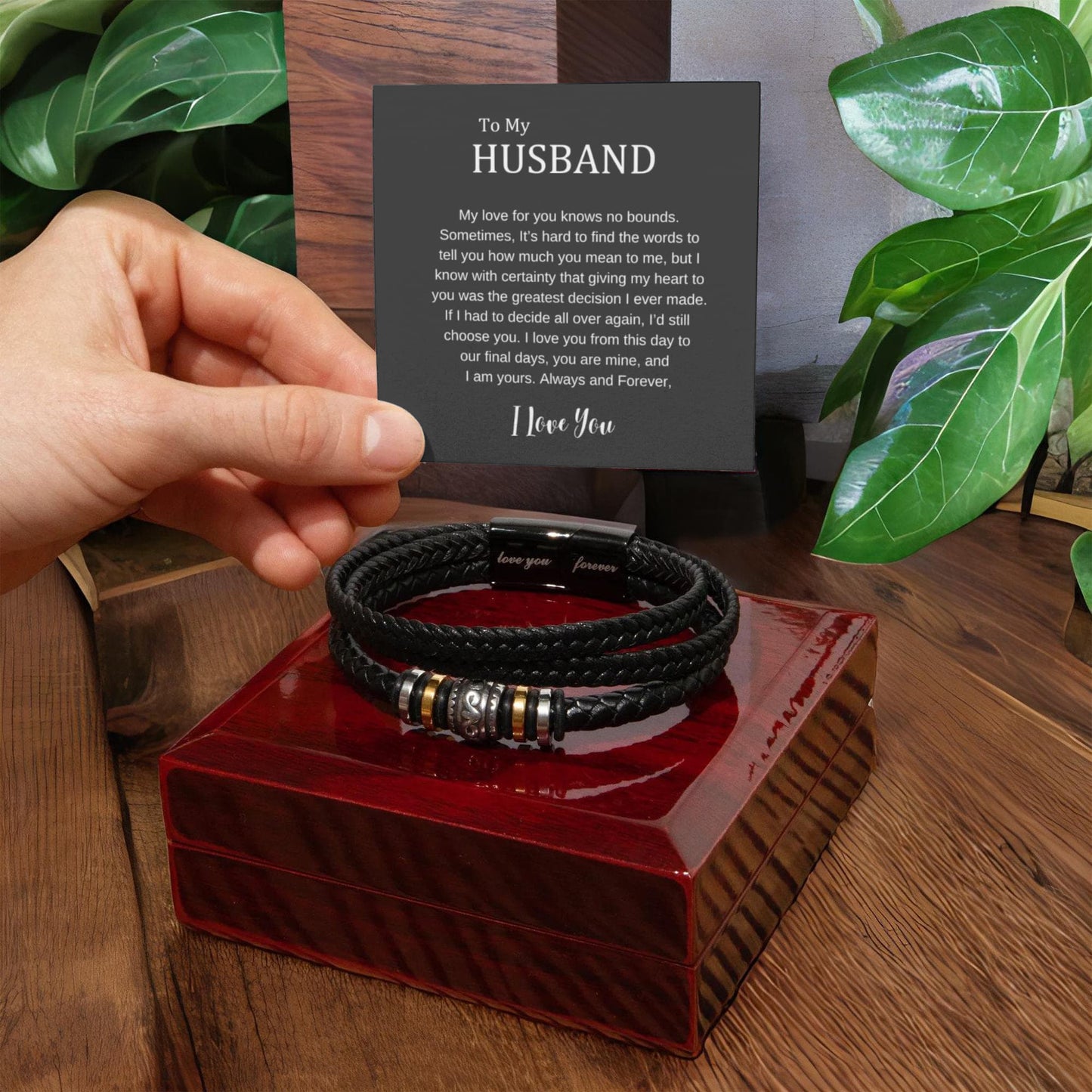 To My Husband | Love You Forever Bracelet