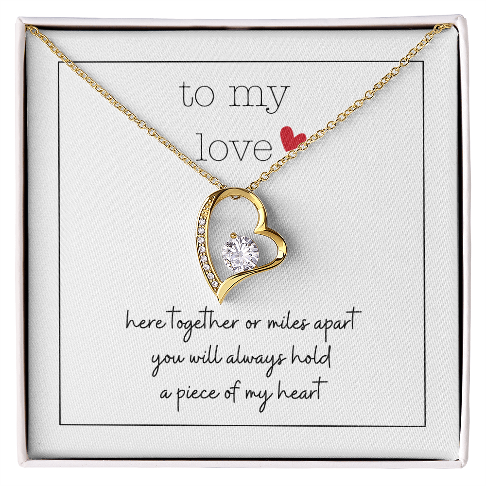 To My Love Tiny Heart | Forever Love Necklace