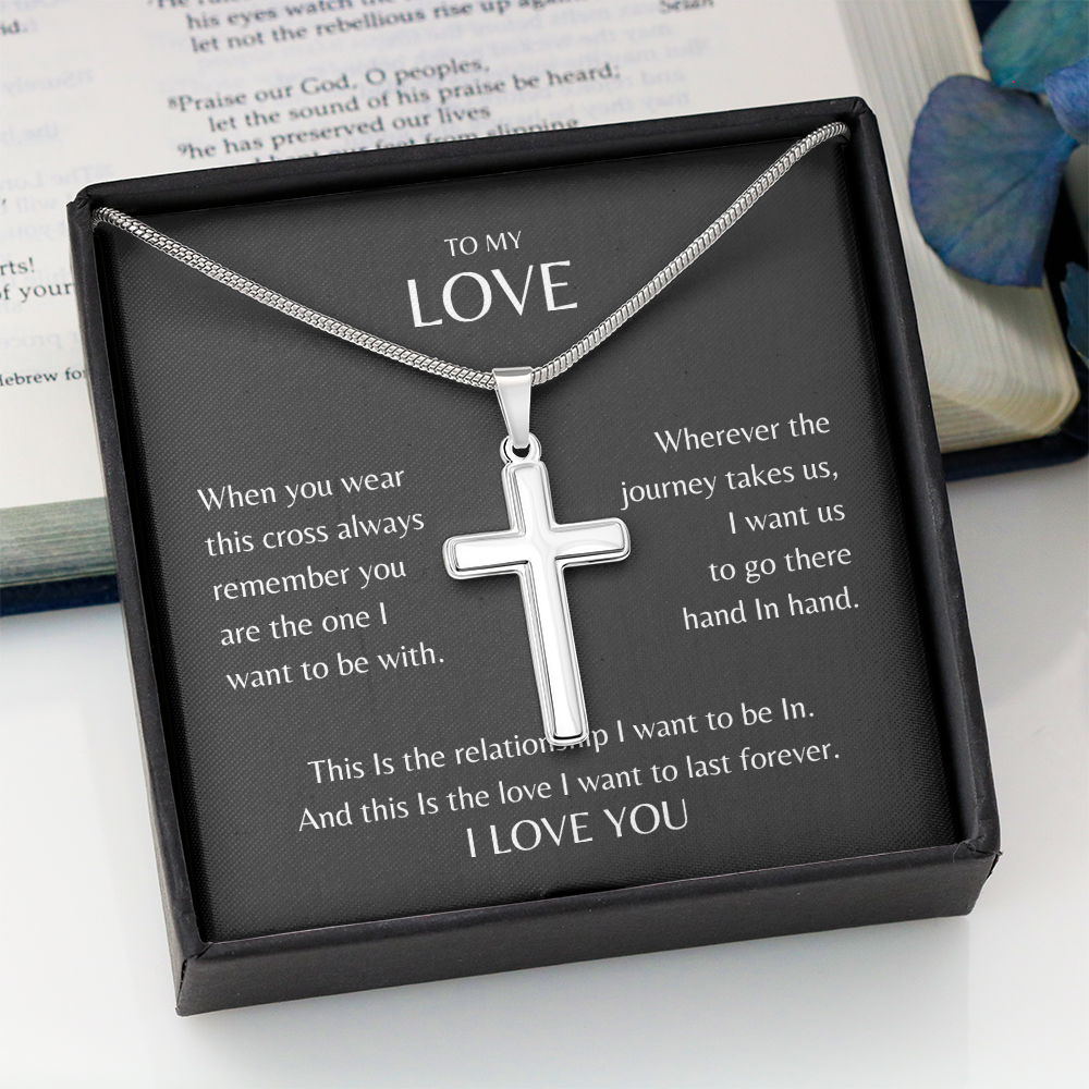 To My Love | Cross Necklace