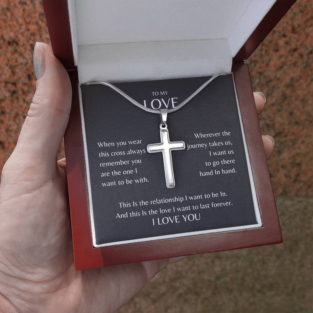To My Love | Cross Necklace