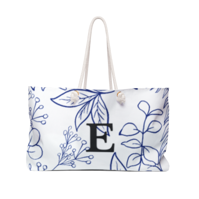 Weekender Bag Oversized Tote Personalized Initials