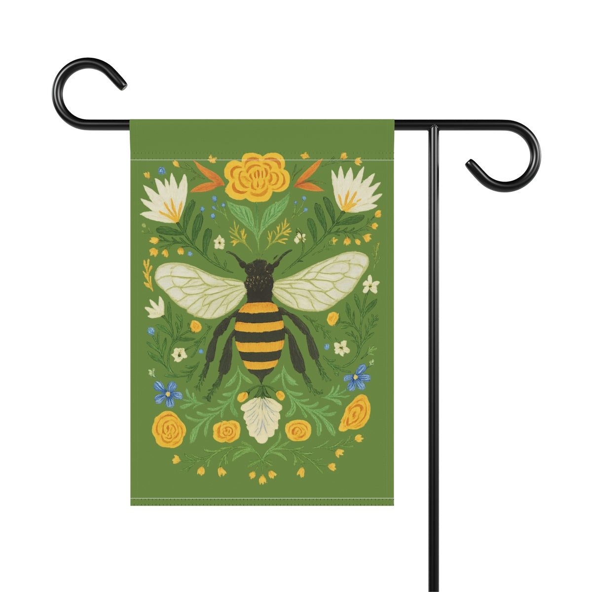 Honey Bee Garden & House Flag Banner