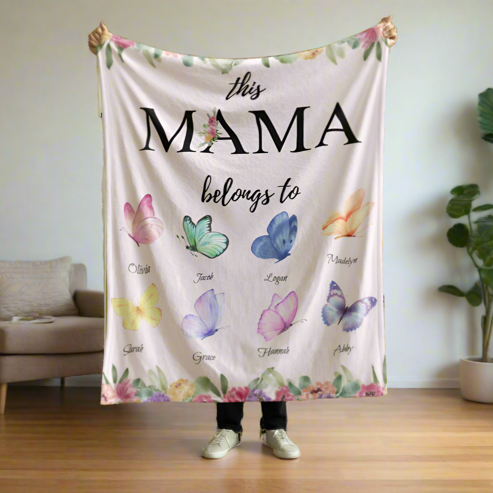 Mama Butterfly Blanket