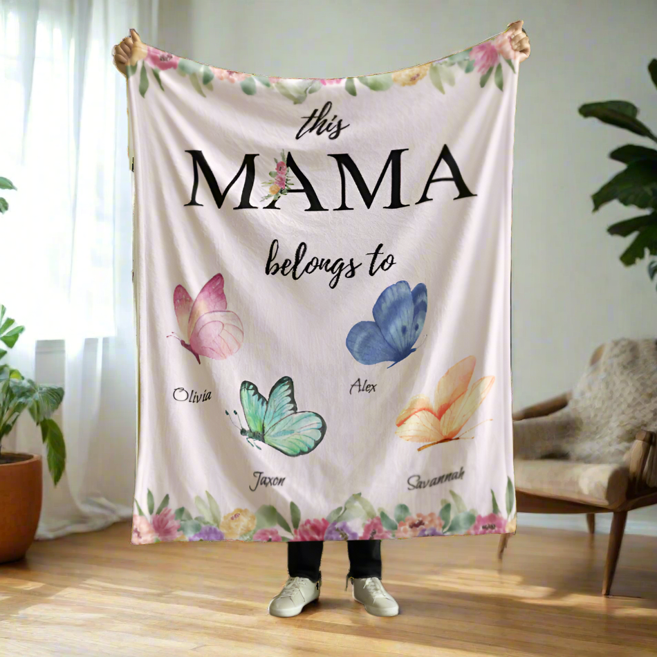 Mama Butterfly Blanket