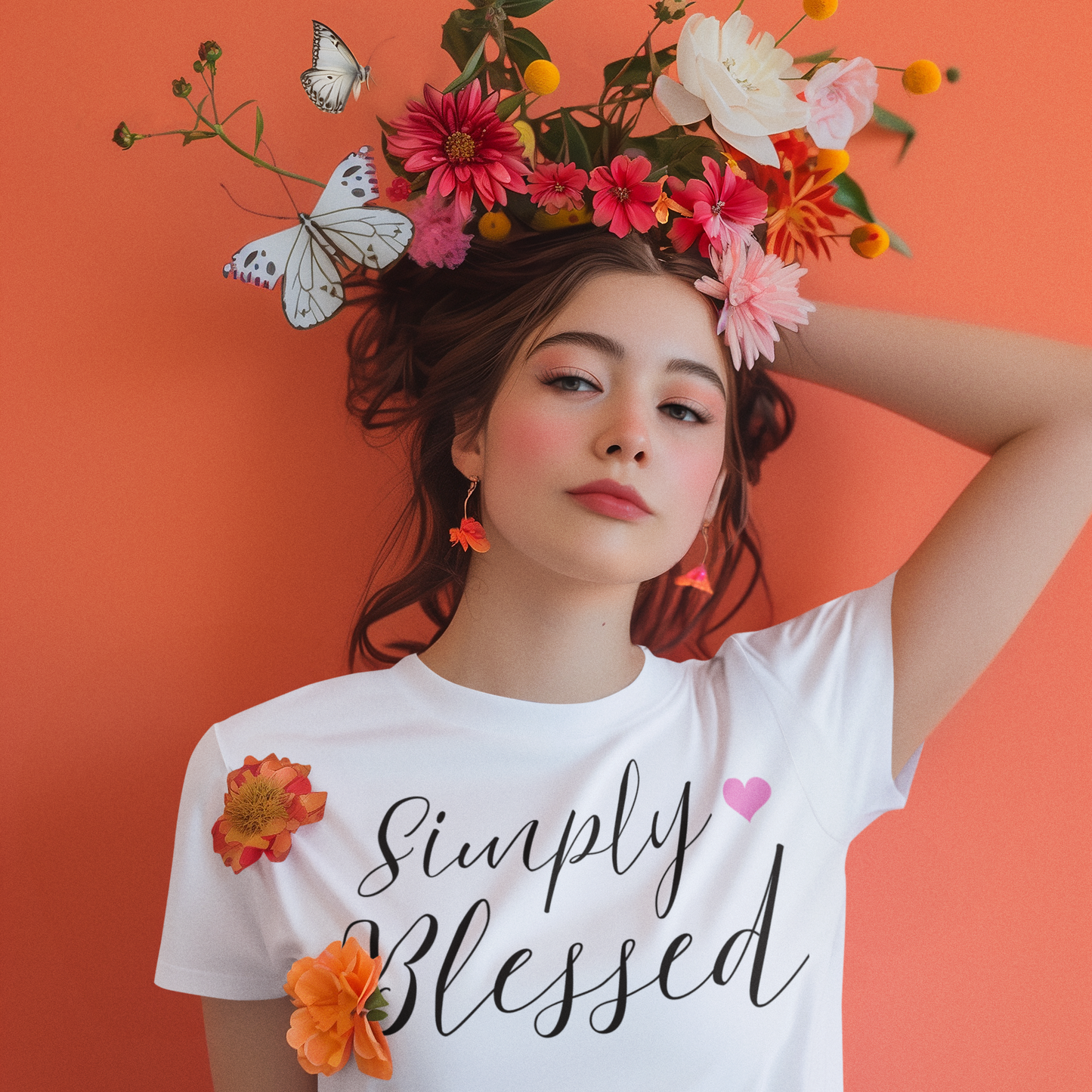 Simply Blessed Bella Canvas short sleeve TShirt
