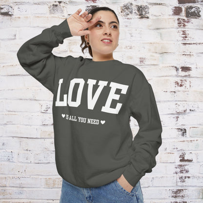 Love Is All You Need Crewneck Sweatshirt