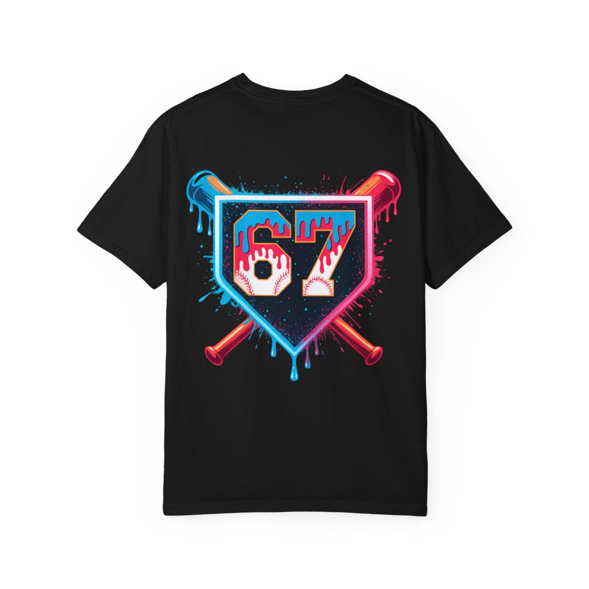 67 Drip Base Bat Baseball Tshirt 