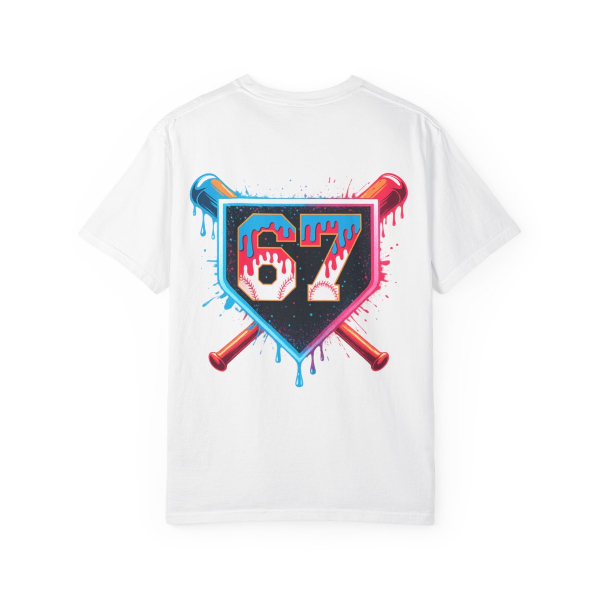 67 Drip Base Bat Baseball Tshirt 