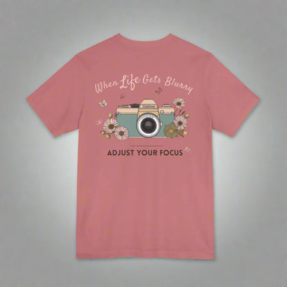 Adjust your focus photography T shirt