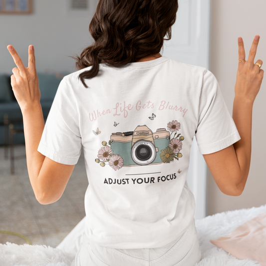 Adjust your focus photography T shirt