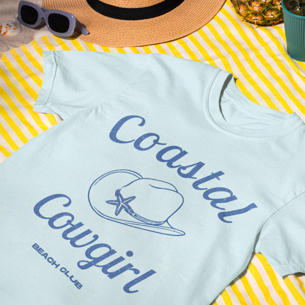 Coastal Cowgirl Beach Club T-Shirt