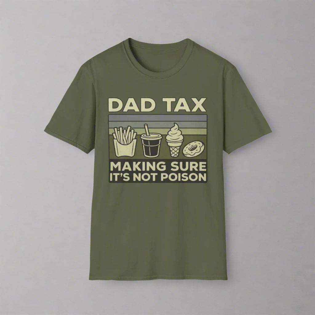 Dad Tax T-Shirt gray tone
