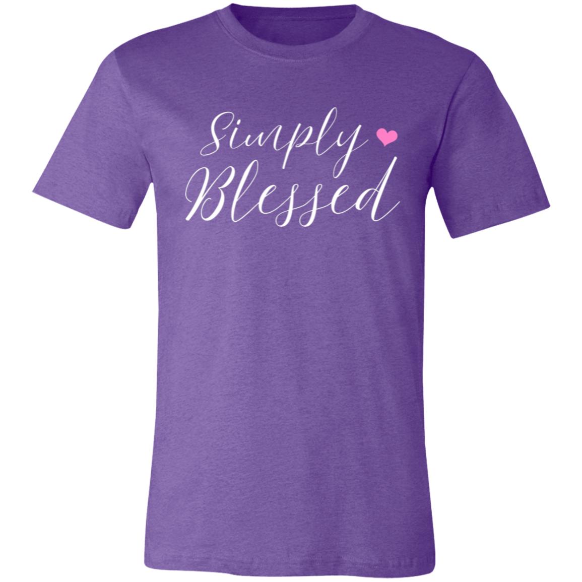 Simply Blessed Unisex Short-Sleeve T-Shirt