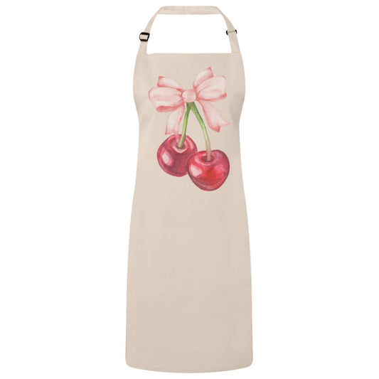 Sweet Cherries Sustainable Unisex Bib Apron