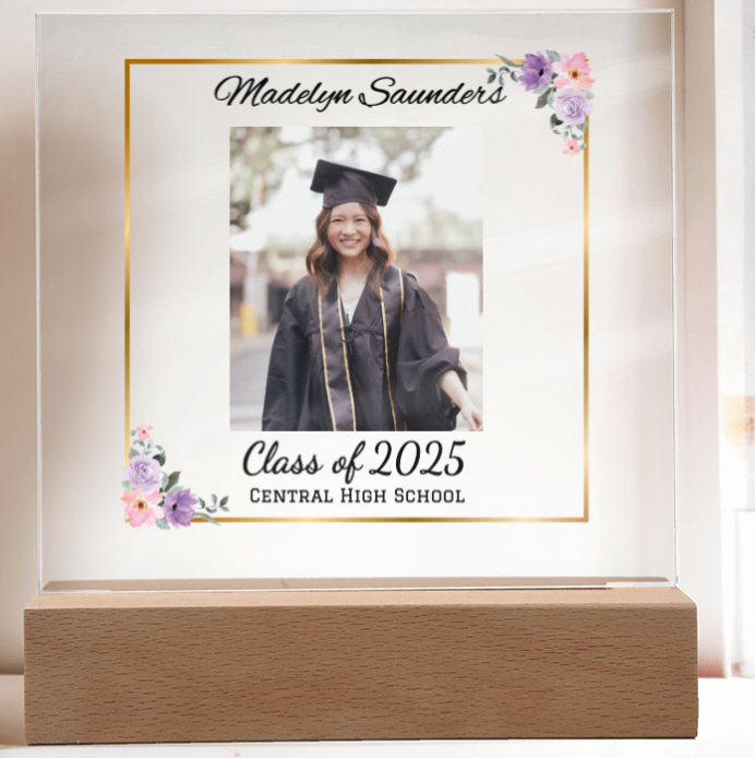 Graduation LED plaque