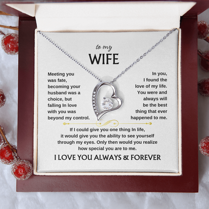 To My Wife Scroll | Forever Love Necklace