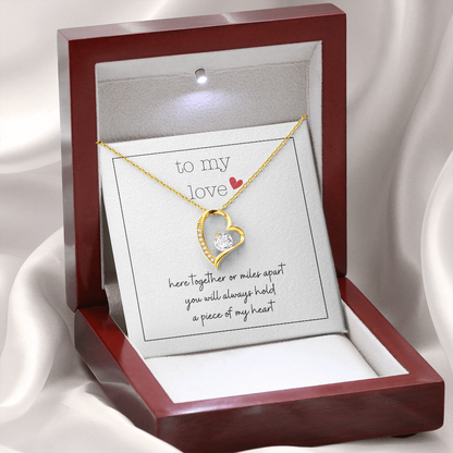To My Love Tiny Heart | Forever Love Necklace