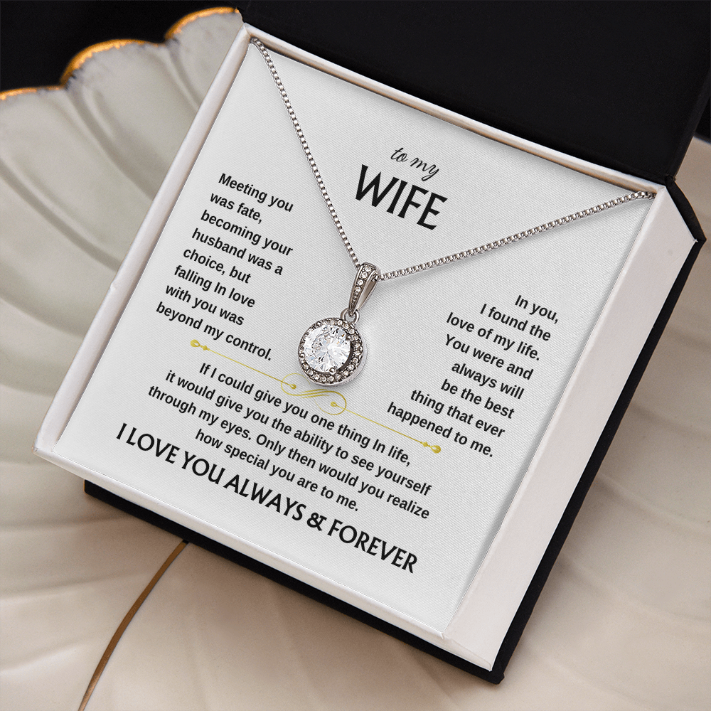 To My Wife Scroll | Eternal Hope Necklace