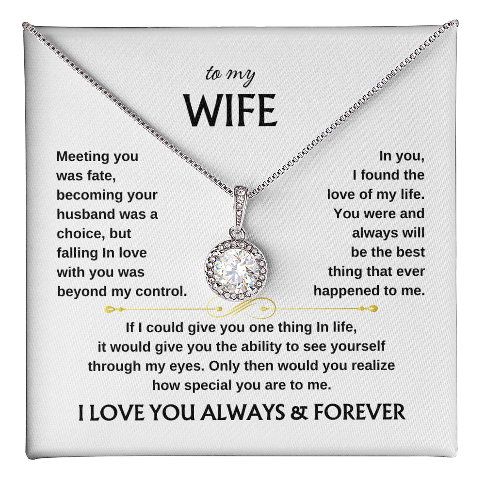 To My Wife Scroll | Eternal Hope Necklace