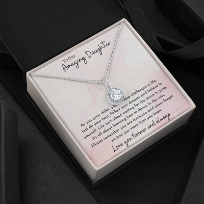 To Our Amazing Daughter Pink | Eternal Hope Necklace