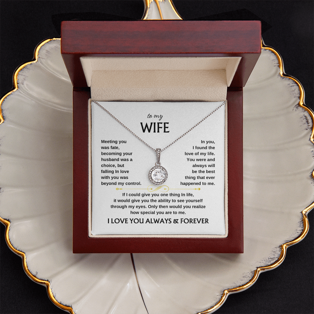 To My Wife Scroll | Eternal Hope Necklace