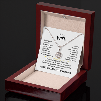 To My Wife Scroll | Eternal Hope Necklace