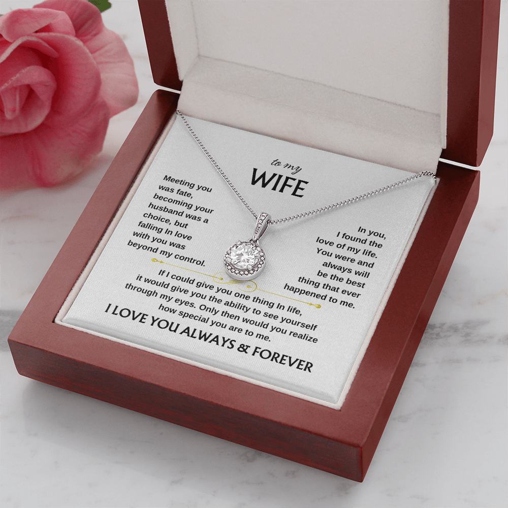 To My Wife Scroll | Eternal Hope Necklace