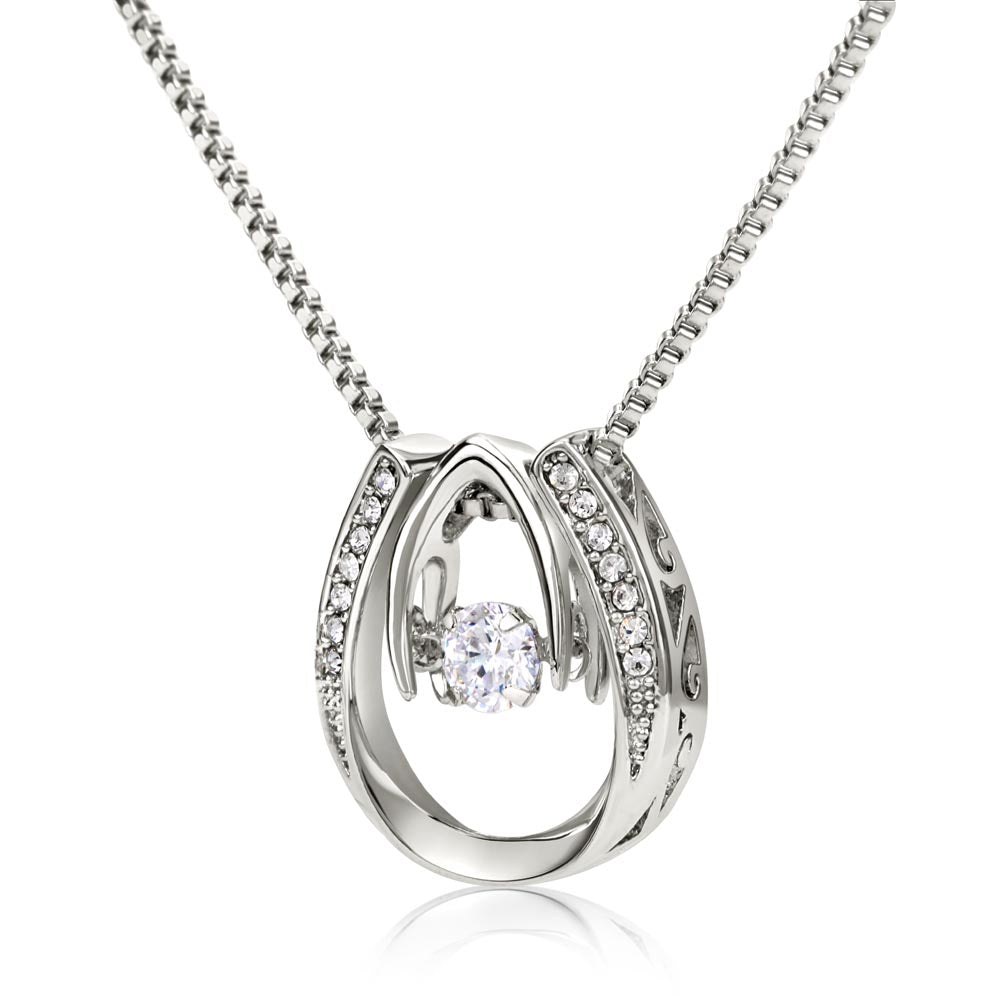To My Amazing Daughter Pink | Lucky In Love Necklace