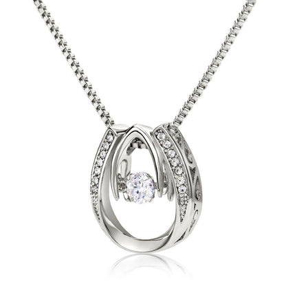 To My Amazing Daughter Pink | Lucky In Love Necklace